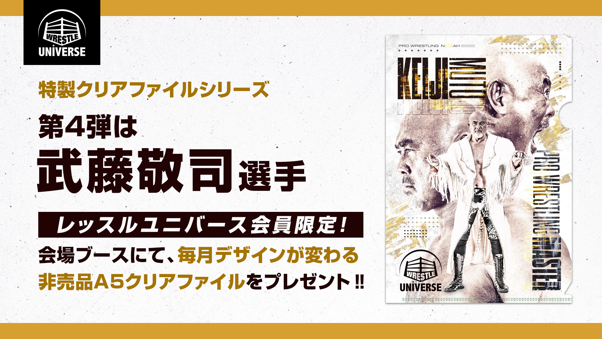PRO-WRESTLING NOAH 武藤敬司引退試合パンフレット等