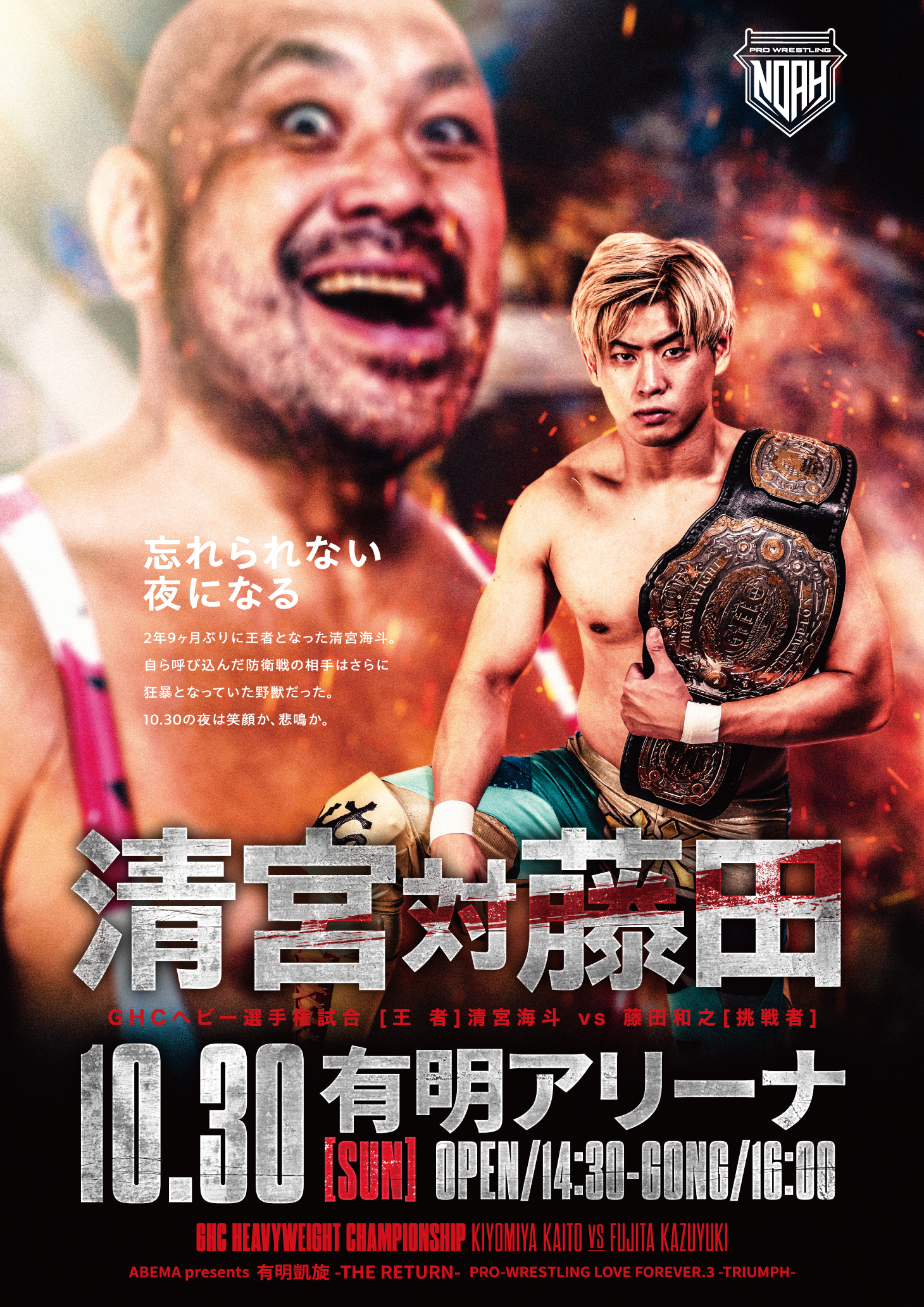 有明凱旋ーTHE RETURNー PRO-WRESTLING LOVE FOREVER.3 ～TRIUMPH～